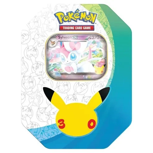 Pokémon 30th Celebration Sylveon ex – Samleboks (4 pakker) (Engelsk)