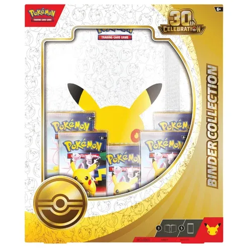 Pokémon 30th Celebration Binder Collection – Samleboks (5 pakker) (Engelsk)