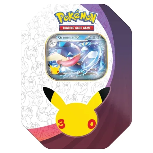 Pokémon 30th Celebration Greninja ex – Tin (4 pakker) (Engelsk)