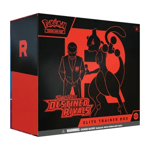 Pokémon Destined Rivals – Elite Trainer Box (9 pakker) (Engelsk)