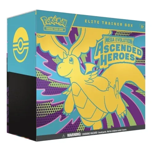 Pokémon Mega Evolution: Ascended Heroes Elite Trainer Box (ETB) – Engelsk